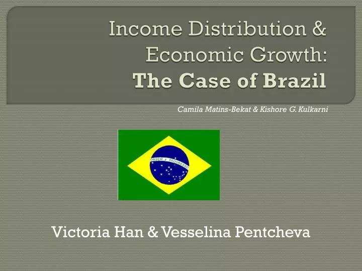 income distribution economic growth the case of brazil