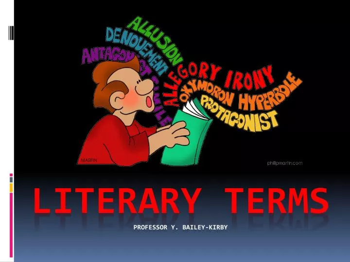 literary terms professor y bailey kirby