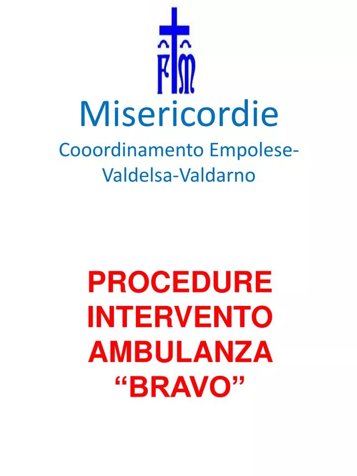 misericordie cooordinamento empolese valdelsa valdarno