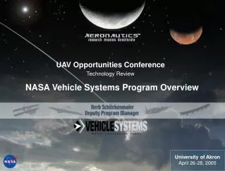 NASA Vehicle Systems Program Overview