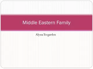 Middle Eastern Family