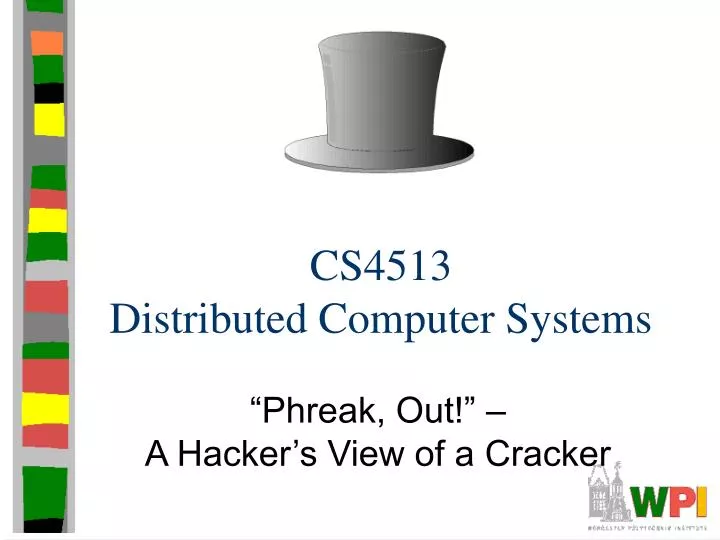 cs4513 distributed computer systems