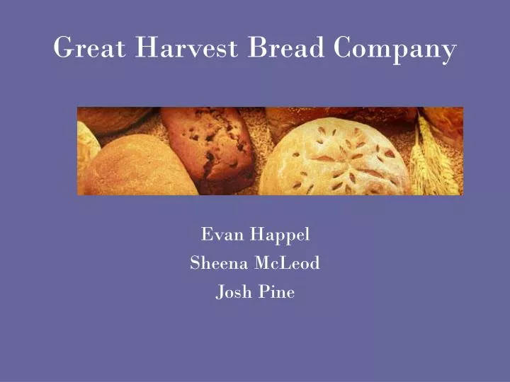 great harvest bread company