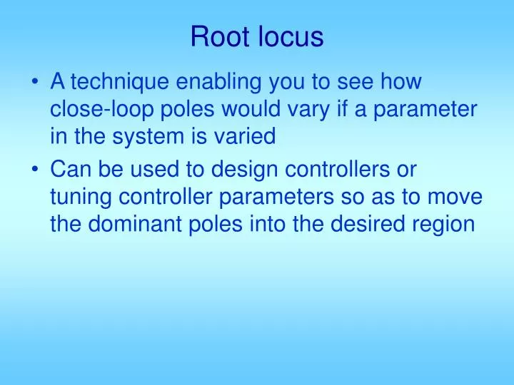 root locus