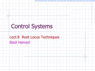 Control Systems