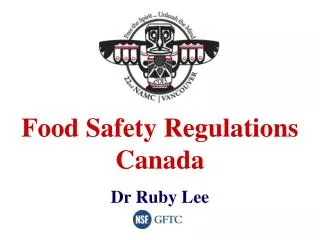 Food Safety Regulations Canada Dr Ruby Lee