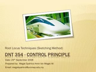 DNT 354 - Control Principle