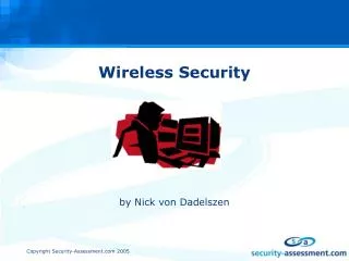 Wireless Security by Nick von Dadelszen