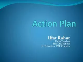 Action Plan