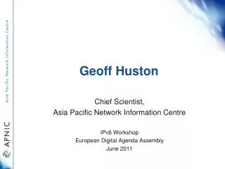 Geoff Huston
