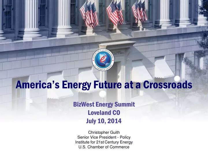 america s energy future at a crossroads