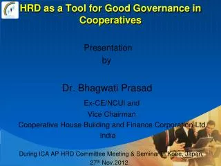 hrd as a tool for good governance in cooperatives