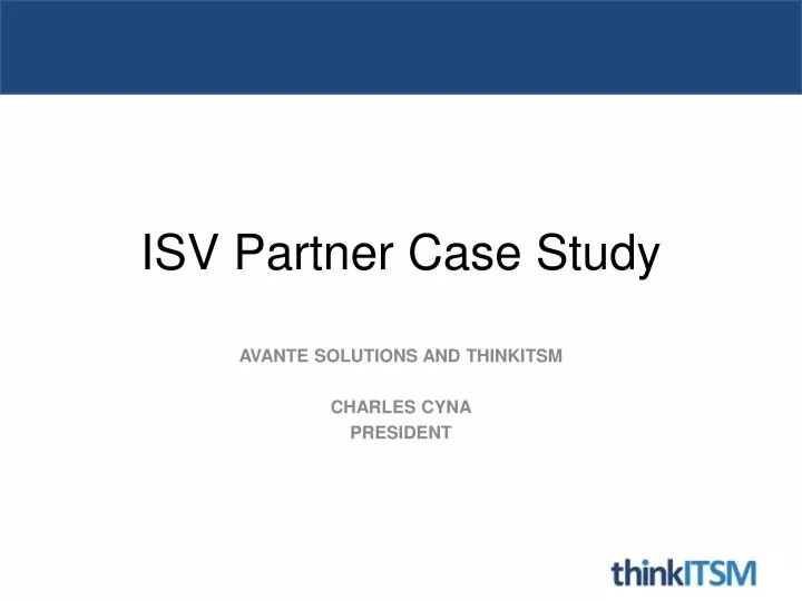 isv partner case study