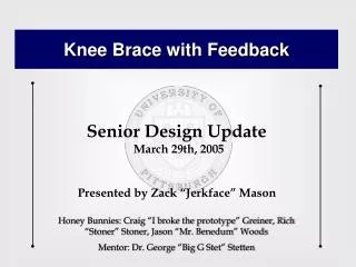 Knee Brace with Feedback