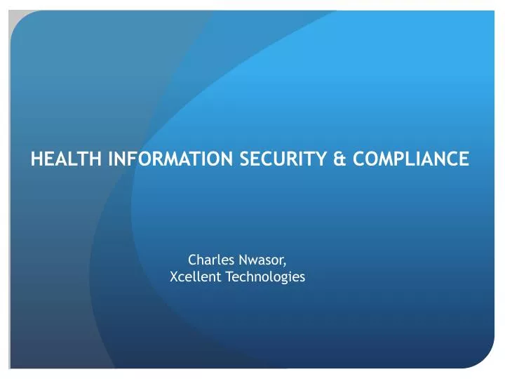 health information security compliance