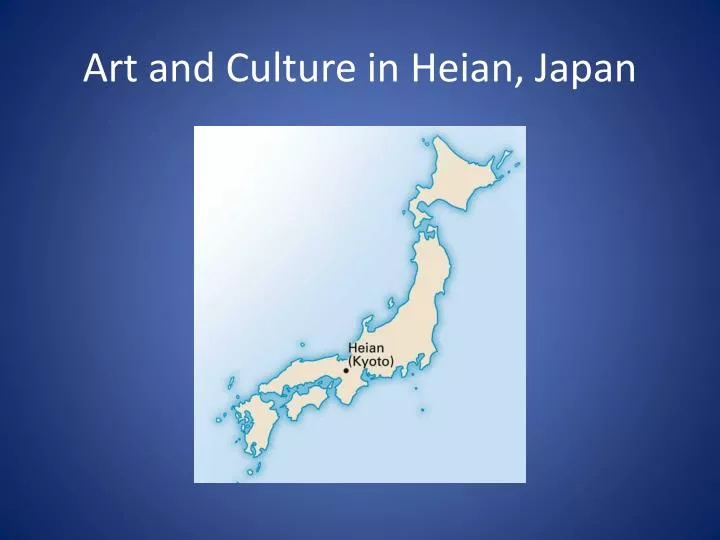 art and culture in heian japan