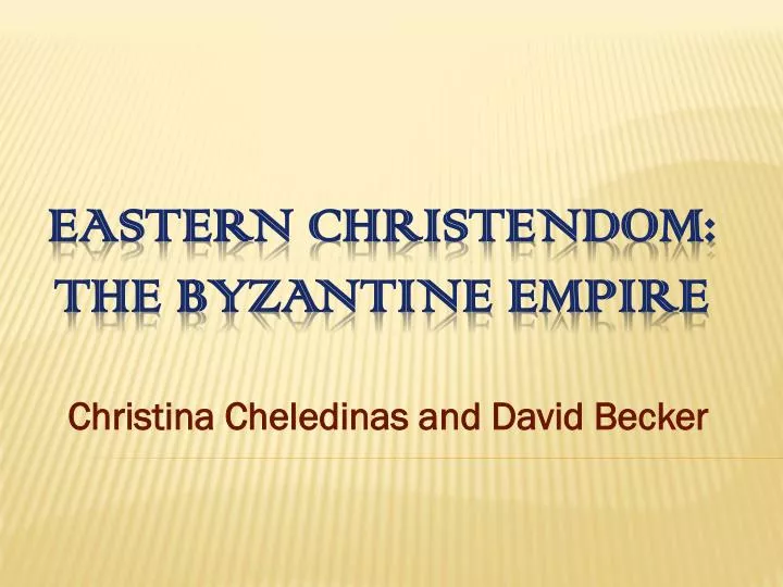 christina cheledinas and david becker