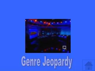 Genre Jeopardy