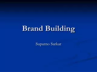 Brand Building