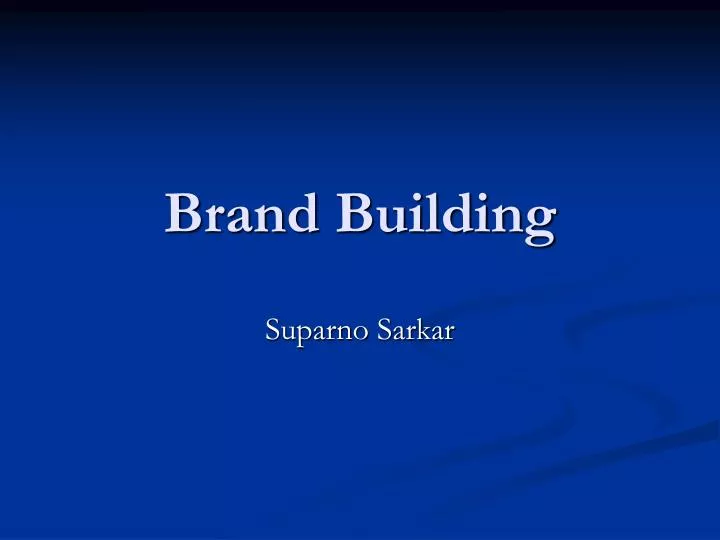 brand building
