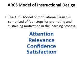 ARCS Model of Instructional Design