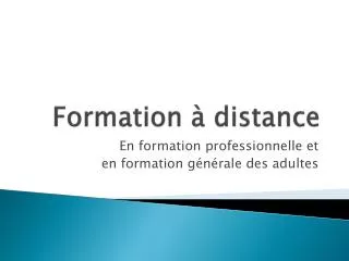 formation distance