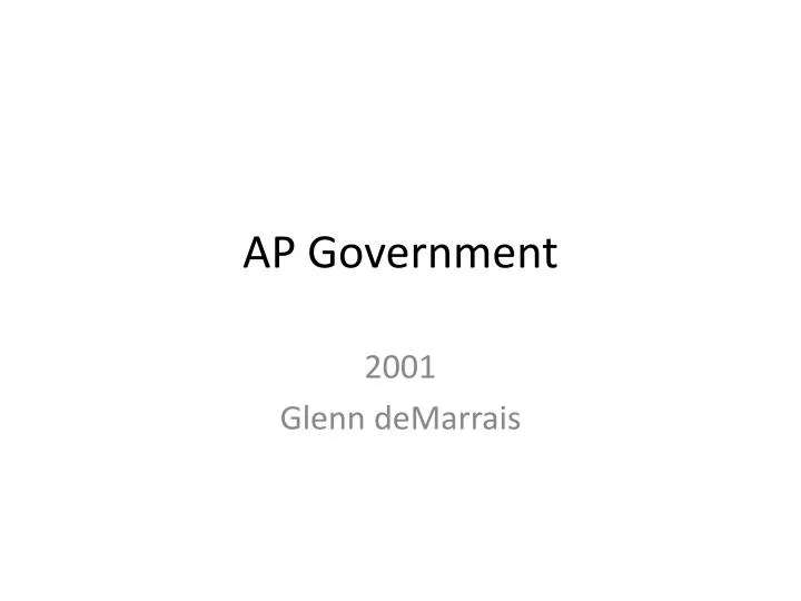 ap government