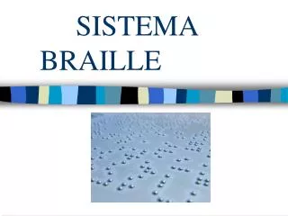 sistema braille