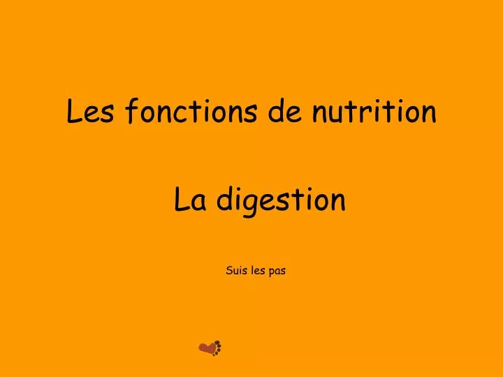 la digestion