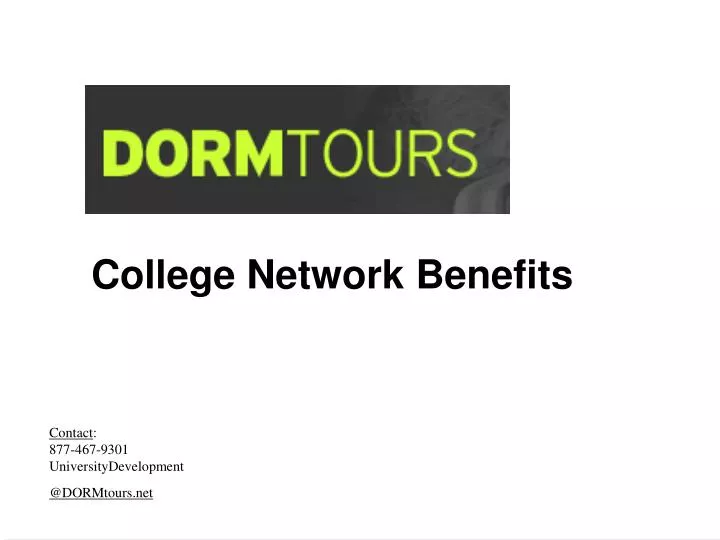 college network benefits
