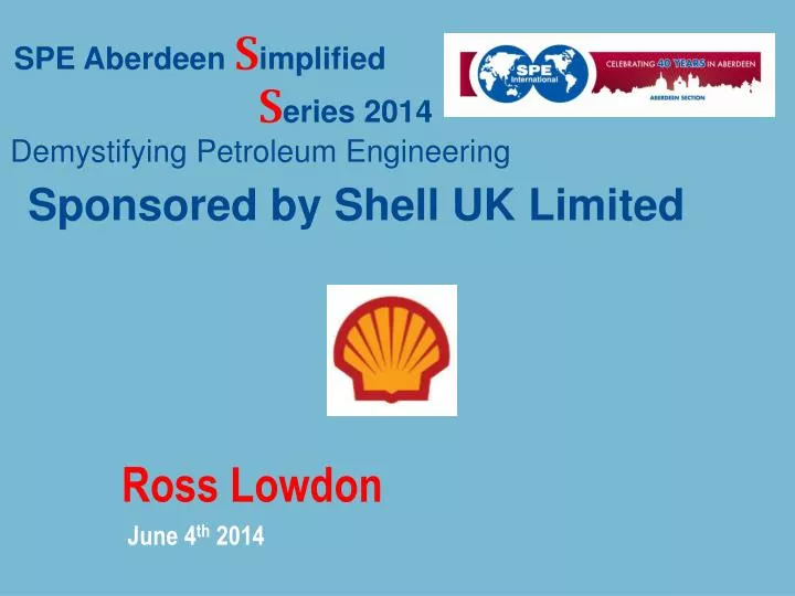 sponsored by shell uk limited