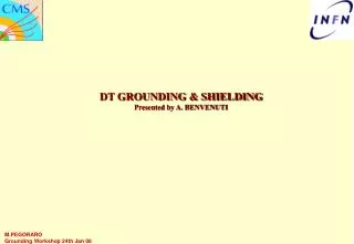 DT GROUNDING &amp; SHIELDING Presented by A. BENVENUTI
