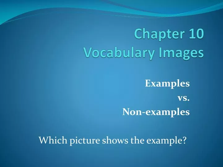 chapter 10 vocabulary images