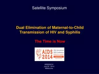 Satellite Symposium