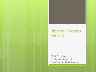 Flipping Google+ the Bird