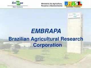 EMBRAPA Brazilian Agricultural Research Corporation