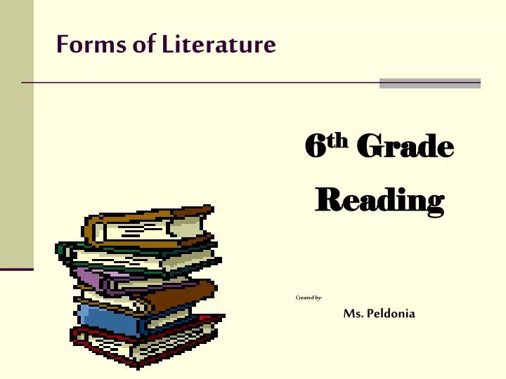 forms of literature