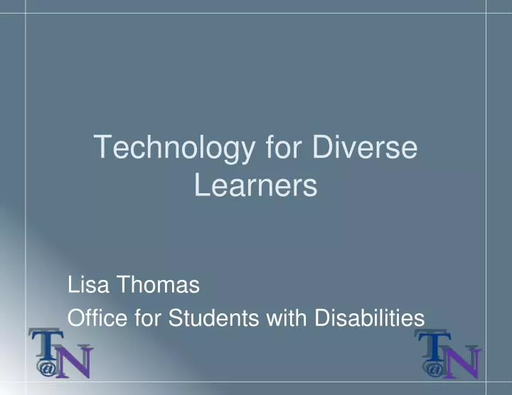 technology for diverse learners