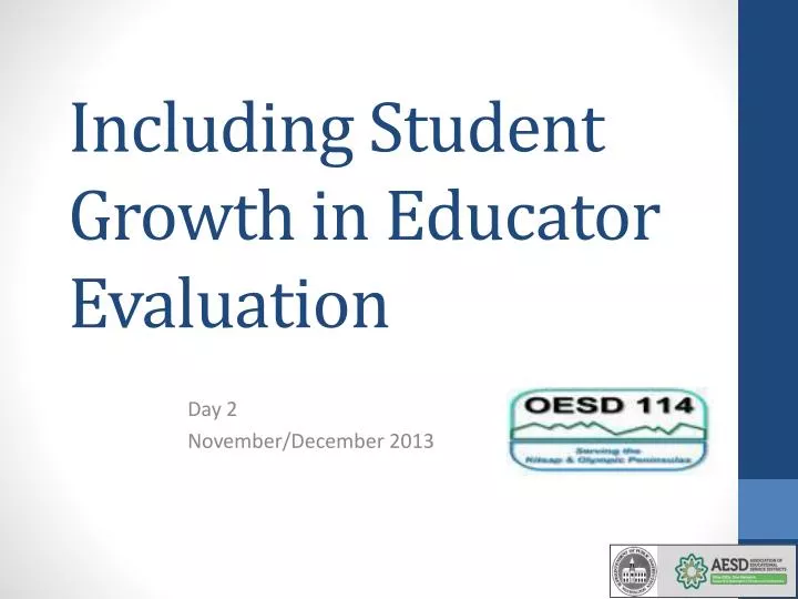 including student growth in educator evaluation
