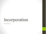Incorporation - slide 1