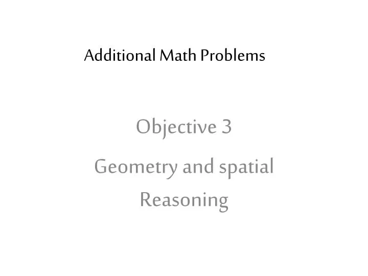additional math problems