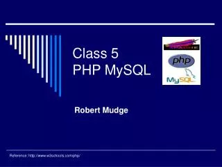 Class 5 PHP MySQL