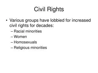 civil rights