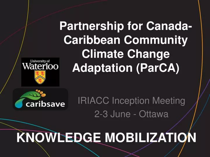 partnership for canada caribbean community climate change adaptation parca