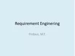 Requirement Enginering - slide 1