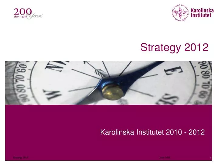 strategy 2012