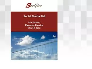 Social Media Risk