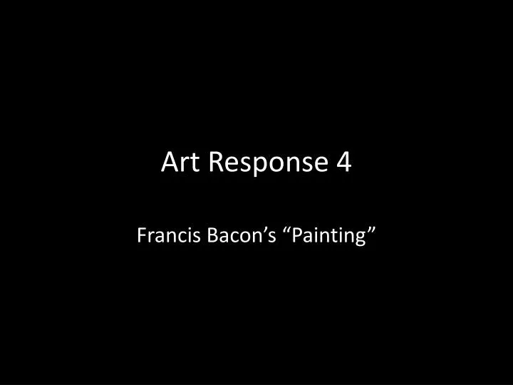 art response 4