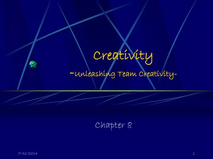 creativity unleashing team creativity