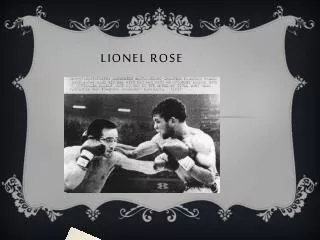Lionel Rose